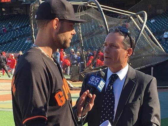 Giants CF Denard Span and Dennis O’Donnell from KPIX