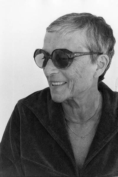 Anna-Eva Bergman, Antibes, 1976, photographie de Hans Hartung