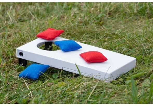 Házecí hra Cornhole "To Go", Bílá