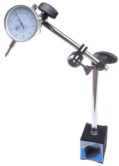 Magnetický stojan, stativ + úchylkoměr - QUATROS QS15511