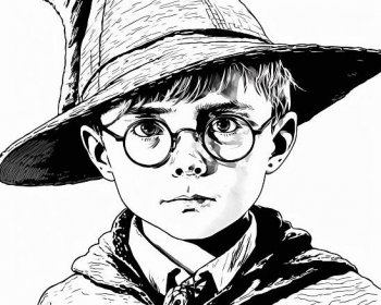 Harry Potter a Moudrý klobouk - Omalovánky k vytisknutí zdarma