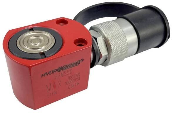 HPMS-50 Jednočinný univerzální hydraulický válec s vratnou pružinou, 5 tun, 6 mm, RC-50