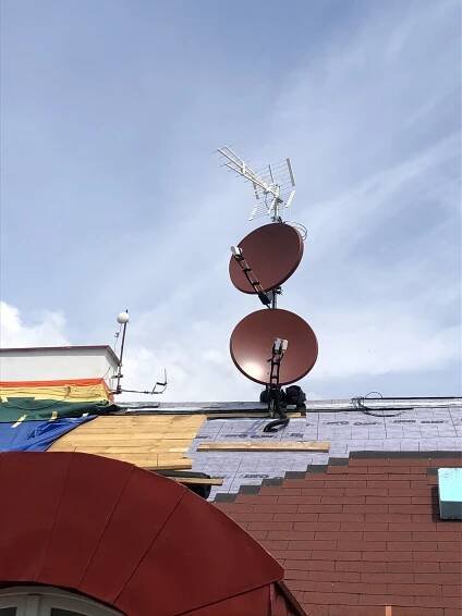 STA – Společná televizní anténa pro bytový dům Boženy Němcové – Tábor - Satelity Skylink, kamerové a zabezpečovací sytémy, počítačové sítě, IT outsourcing