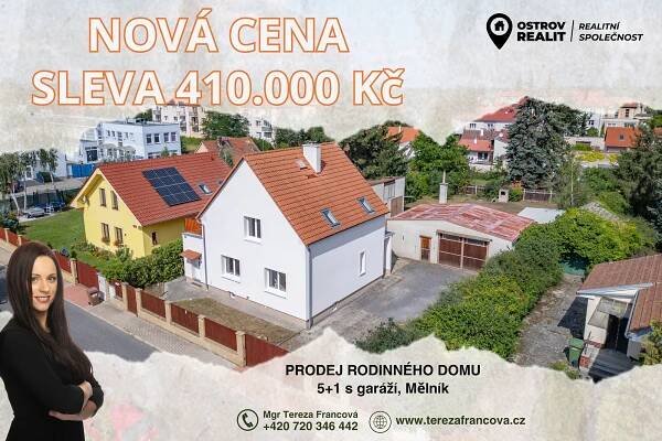 Prodej rodinného domu, 120 m2, Mělník, ulice Baráčnická, okres Mělník