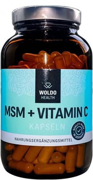 MSM s Vitamínem C 180 kapslí