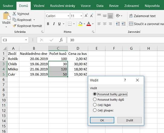 Základy Microsoft Excel