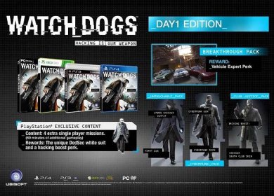 Watch Dogs Day 1 Edition