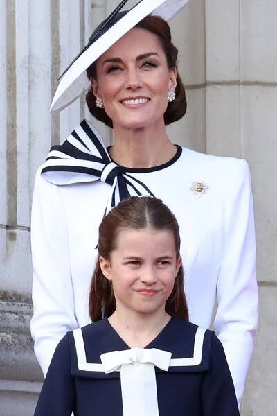 Catherine, Princess of Wales Wore Jenny Packham To Trooping The Colour 2024 | Family fashion, Princess charlotte, Princess kate