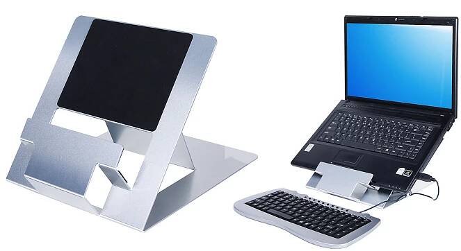 Stojan na notebook ERGOFOLD – Dataflex: pro notebooky do 18''