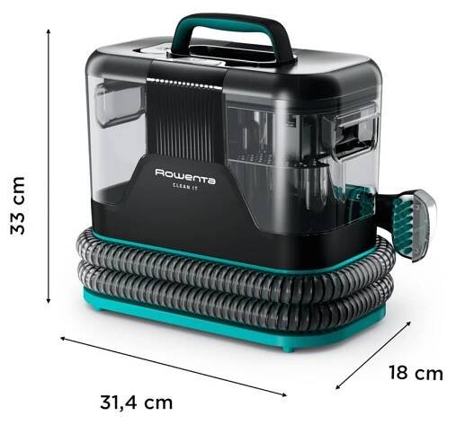Čistič skvrn a tepovač Rowenta Clean It IN5020F0 Azurový/Černý
