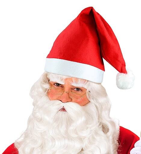 Čepice Santa Claus dlouhá 48cm