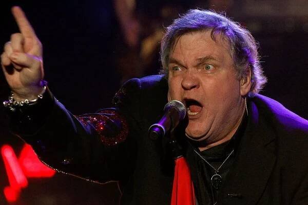 Meat Loaf somehow survived being hit on the head with a shot put