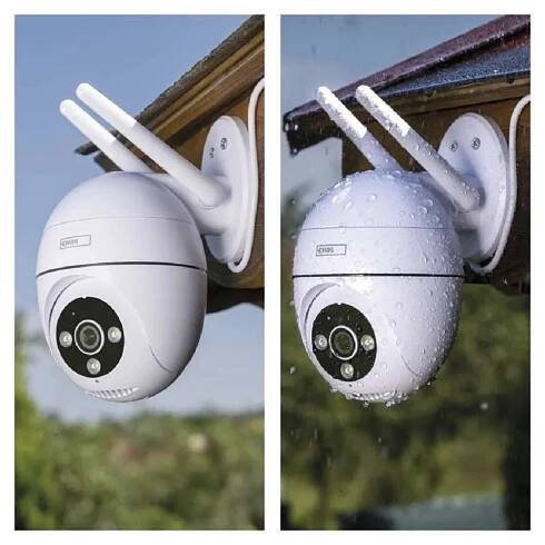 Emos GoSmart Venkovní otočná kamera IP-800 WASP s Wi-Fi, bílá