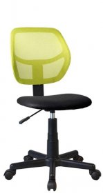 Otočná židle MESH - zelená / černá