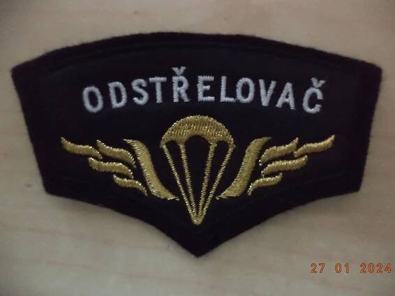 AČR-VÚ 8280-Prostějov-6. speciální brigáda GŠ-třídnost-ODSTŘELOVAČ - Sběratelství