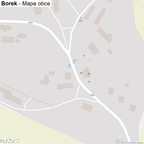 Borek - mapy | Kurzy.cz