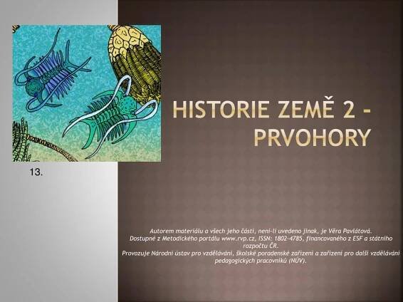 PPT - HISTORIE ZEMĚ 2 - PRVOHORY PowerPoint Presentation, free download - ID:3287607
