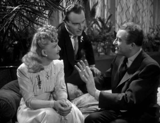 Lída Chválová, Oldrich Nový, and Raoul Schránil in Roztomilý clovek (1941)
