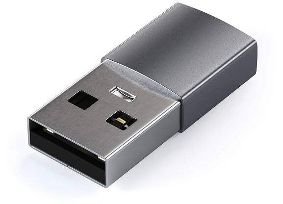 Satechi adapter USB 3.0 to USB-C - Space Gray Aluminium | iStores - Apple Premium Partner – iPhone, iPad, Mac, Apple Watch