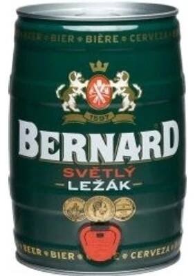 Bernard světlý ležák 11° 4,5% 5 l (sud)