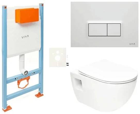 Závěsný wc set do lehkých stěn / předstěnová VitrA Normus SIKOVSNOR54600