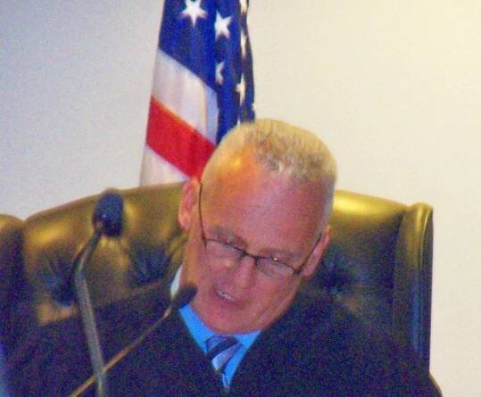 Mark Stevens Veteran Court---10-24-13 (1) Judge Stevens at Bench