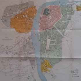 Polohopisný plán královského hlavního města Prahy, mapa, Praha - Staré mapy a veduty