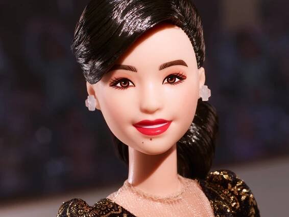 Olympian Kristi Yamaguchi is 'tickled pink' to inspire a Barbie doll