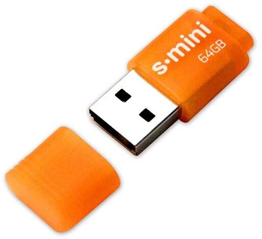 Patriot 64GB S-mini USB 3.0 oranžový (až 80MB/s) | ExaSoft.cz