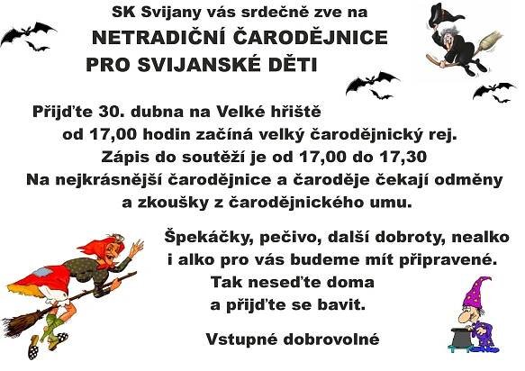 Čarodějnice – Obec Svijany