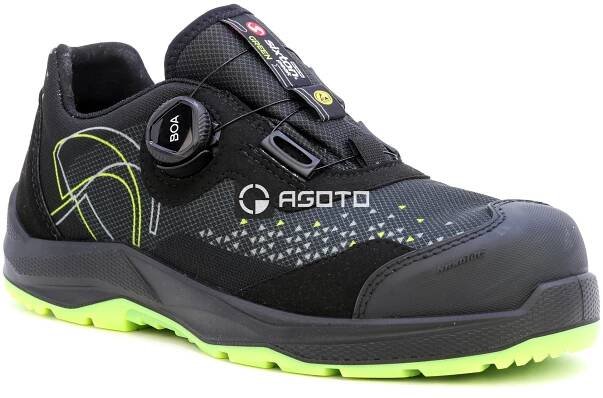 SIXTON Neon BOA S1P ESD černá pánská pracovní obuv