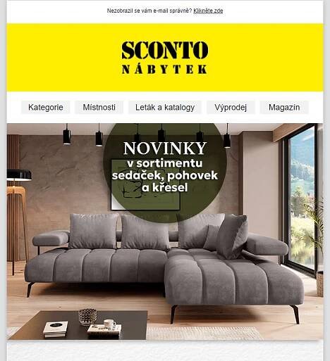 _Novinky v sortimentu sedaček, pohovek a křesel.