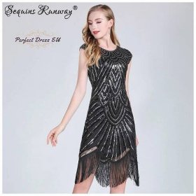 Dámské společenské šaty levně Sequins SF707 - Perfect Dress EU