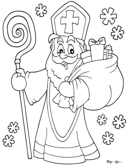 The Best Santa Coloring Pages To Color This Season | Skip To My Lou | Santa coloring pages, Christmas coloring pages, Coloring books