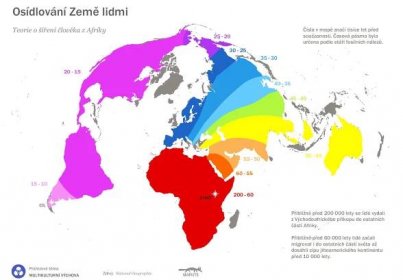 Mapa lidského osídlení Země - mapuito.cz, Mapa lidského osídlení Země, #Zeměpisný blog pro učitele#