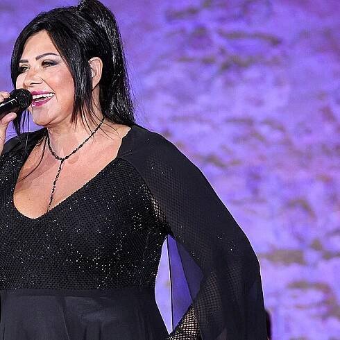 Ilona Csáková na akci Královny popu na Karlštejně