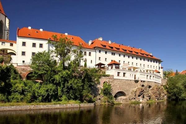 old design but beautiful facade - Review of Hotel Ruze - Former Jesuit College, Cesky Krumlov, Czech Republic - Tripadvisor