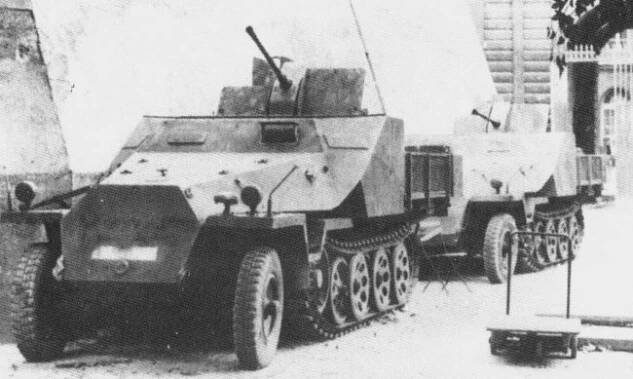 2 cm FlaK 38 auf Selbstfahrlafette Zgkw. 3t (Sd.Kfz. 11/1) : Německo (DEU)