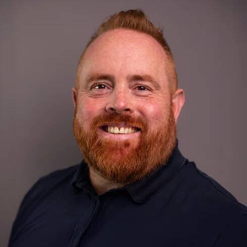 Portrait headshot of Scott Evans, Defence IPS Delivery Team Leader 