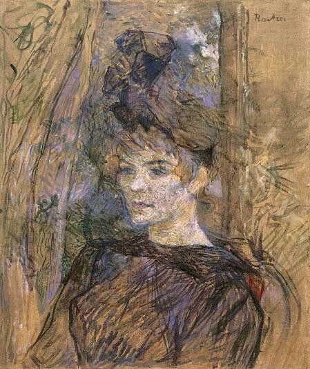 Henri de Toulouse Lautrec, Portrét Suzanne Valadon, 1887