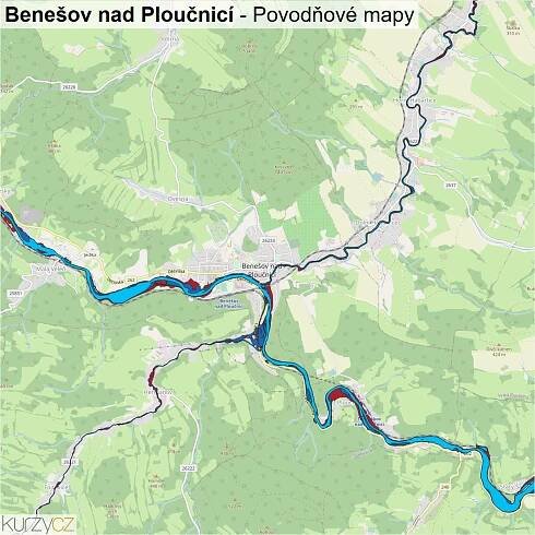 Benešov nad Ploučnicí - mapy | Kurzy.cz
