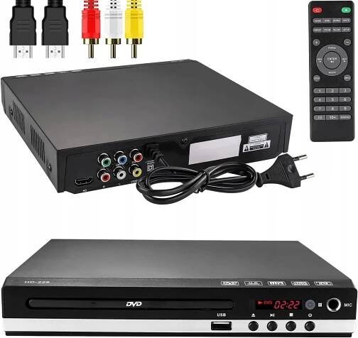 DVD PŘEHRÁVAČ CD USB HDMI EURO FULL HD DIVIX MP4 XVID MP3 1080P