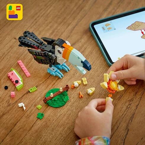 LEGO® Creator 3v1 31173 Divoká zvířata: Tropický tukan