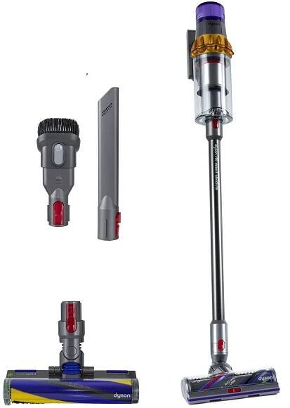Dyson V15 Detect Absolute 2023 stříbrnošedý Tyčový vysavač