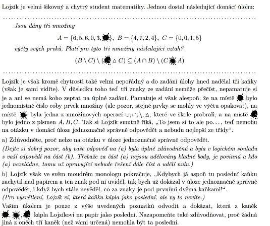 Logická úloha-množiny – Matematika – Fórum – Programujte.com