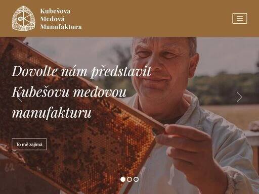 kubešův med, kubešova medová manufaktura, včelí farma