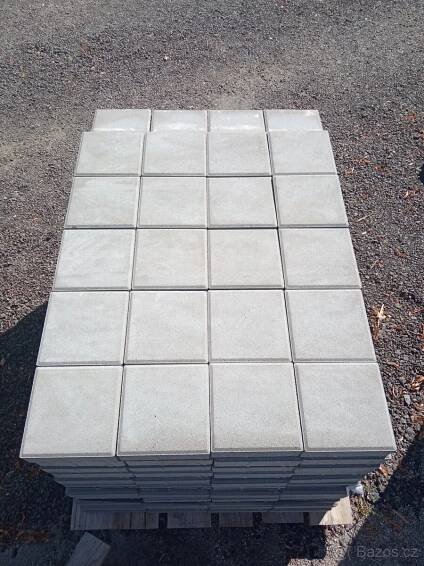 zámková dlažba 20x20x6 - Opava
