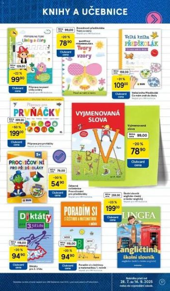 Leták Tesco leták - Zpátky do školy - strana 17