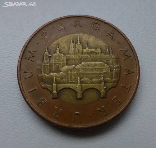 50 kč 1993- CHYBORAŽBA -Nálitky - pilíř a budovy - Zbýšov - Bazar