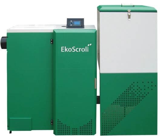 EkoScroll ALFA PELLET 19 s předním umístěním zásobníku